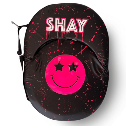 Painted Smiley Face Camp Chair