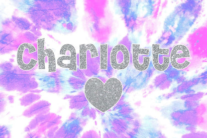 4 Pastel Tie Dye Placemat