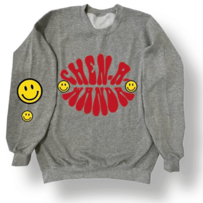 Smile Patches Camp Crewneck