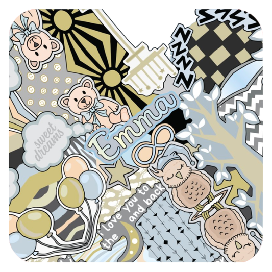 Moon &amp; Back Hooded Baby Towel