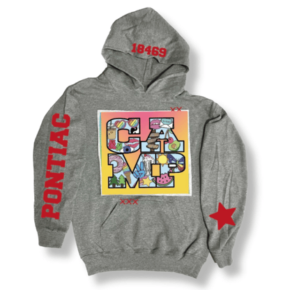 Collage Camp Patch Hoodie