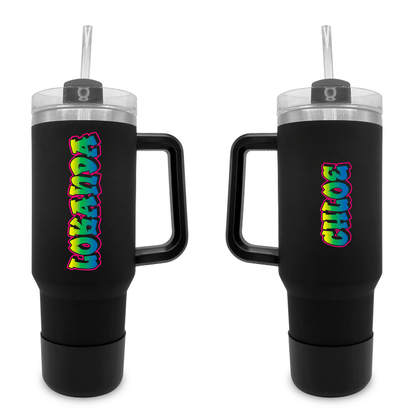 Graffiti - 40 0z. Tumbler with Handle