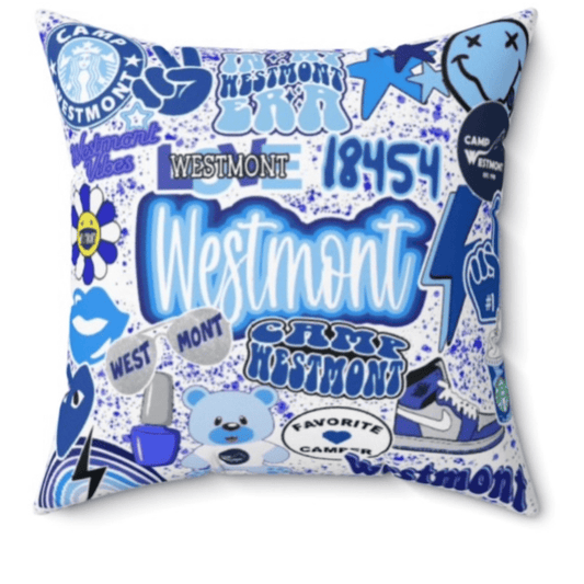 12" x 12" Camp Collage Autograph Pillow