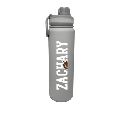 Half Sports Ball Personalized Water Bottle