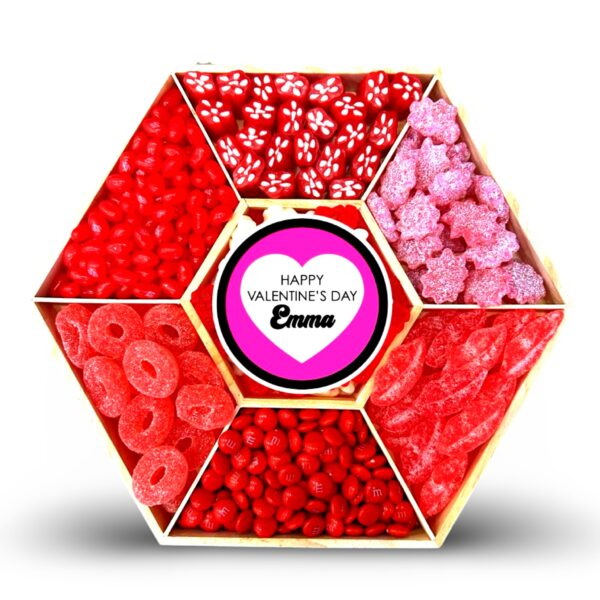 Valentine’s Hexagon Candy Board
