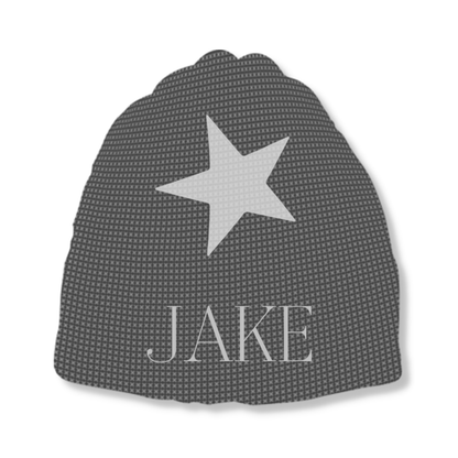 METALLIC SINGLE STAR HAT - REGULAR OR EARFLAP