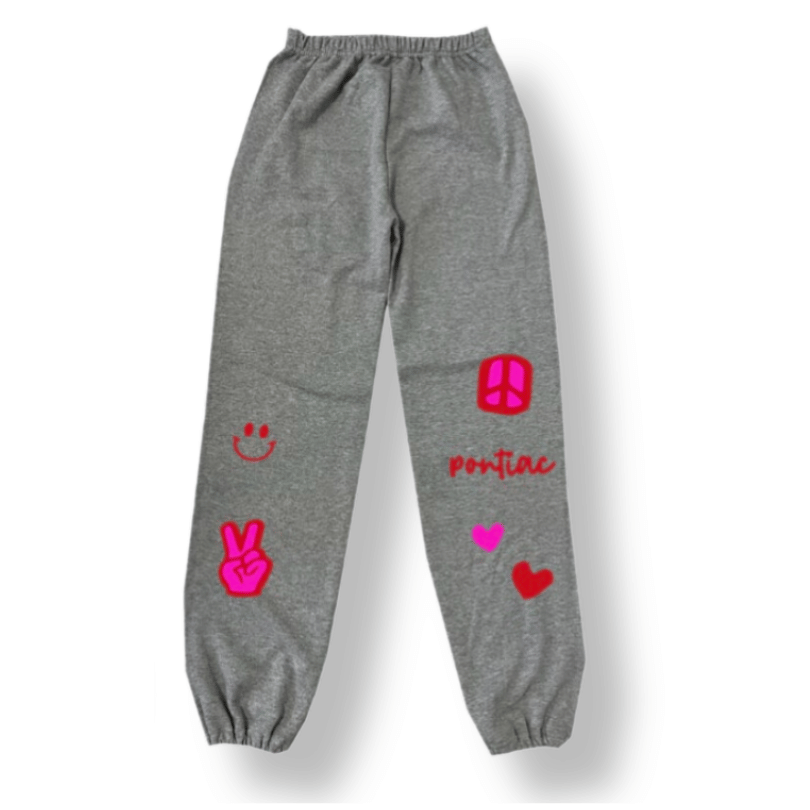 I Love It Here Gray Camp Sweatpants