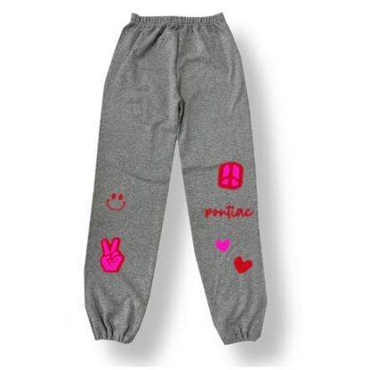 I Love It Here Gray Camp Sweatpants