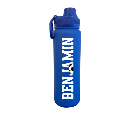 Half Sports Ball Personalized Water Bottle
