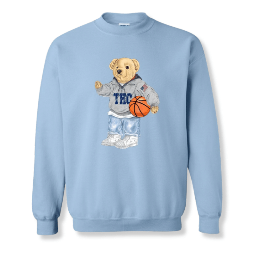 Polo Bear (Basketball) - Camp Sweatshirt / Hoodie - Custom Press
