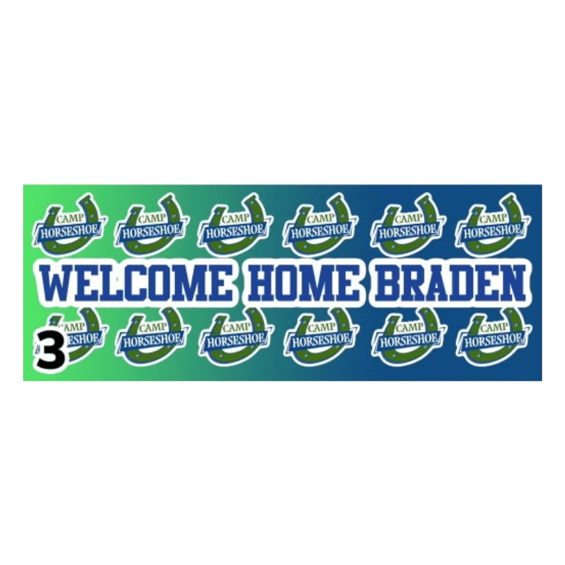 Welcome Home Banner - Design #3 - Varsity