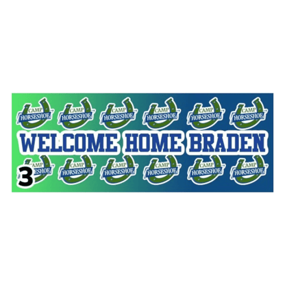 Welcome Home Banner - Design #3 - Varsity