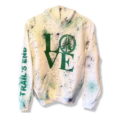 Splatter Love Camp Logo Hoodie
