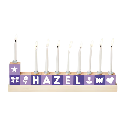 Personalized Children’s Menorah