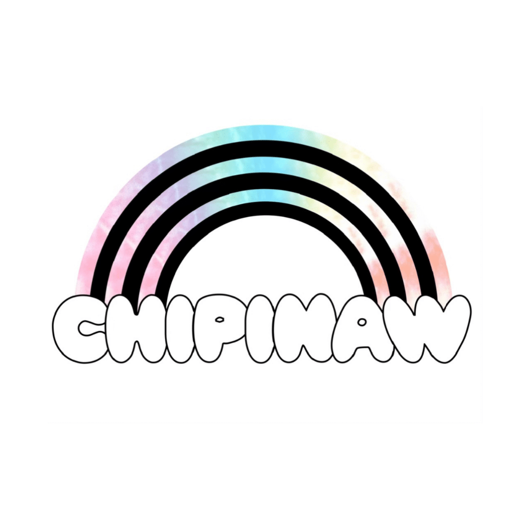 5 Rainbow Decal (Pastel Tie Dye)