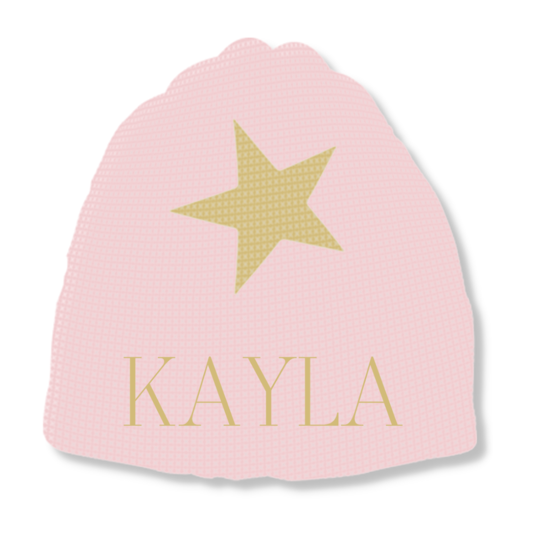 METALLIC SINGLE STAR HAT - REGULAR OR EARFLAP