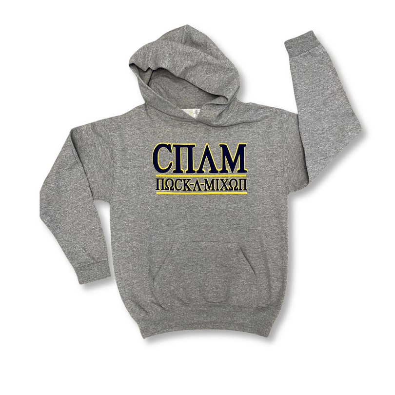 Nock-A-Mixon Gray Hoodie YL Ready to Ship