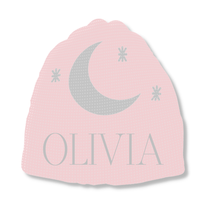 METALLIC MOON &amp; STARS HAT - REGULAR OR EARFLAP