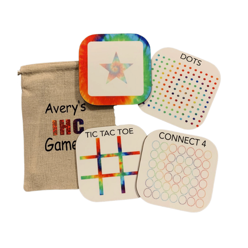 Rainbow Mini Games with Pouch