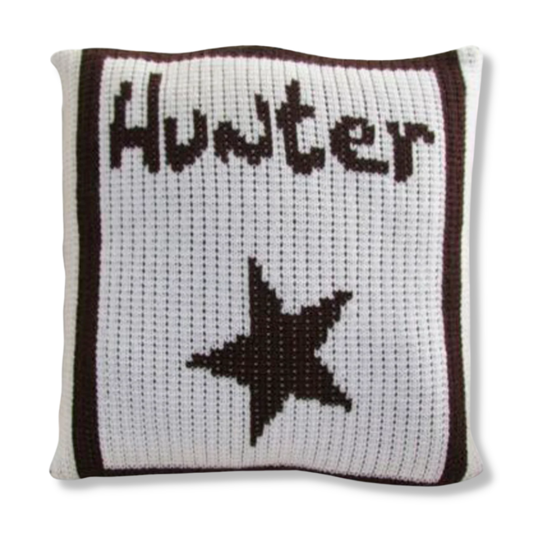 SINGLE STAR &amp; NAME PILLOW