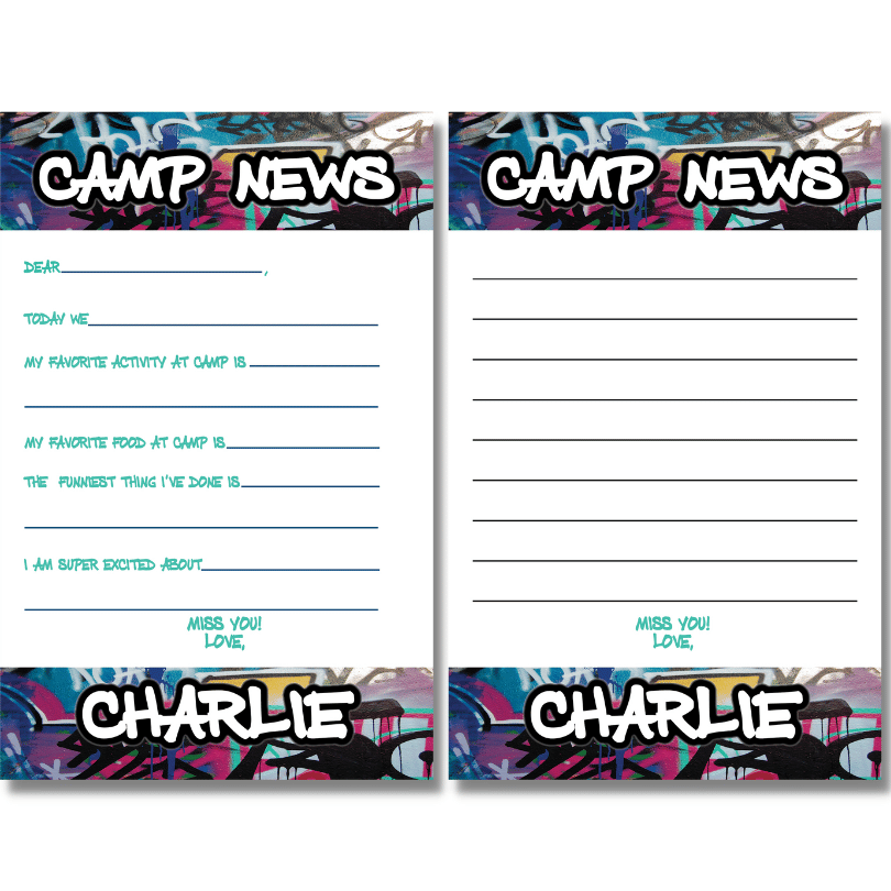 Graffiti Notepad- Lined or Fill in the Blank