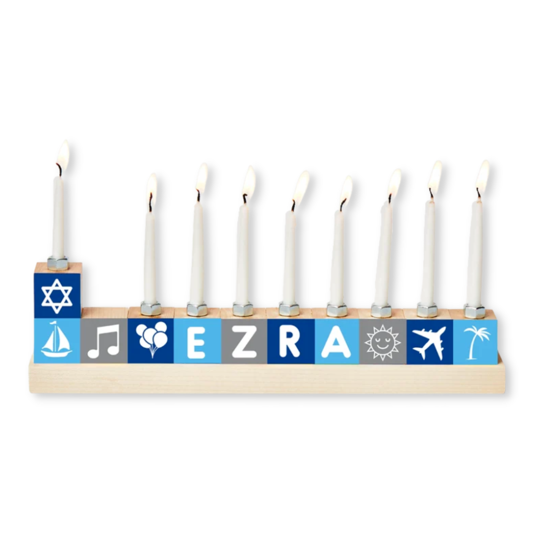 6Personalized Children’s Menorah