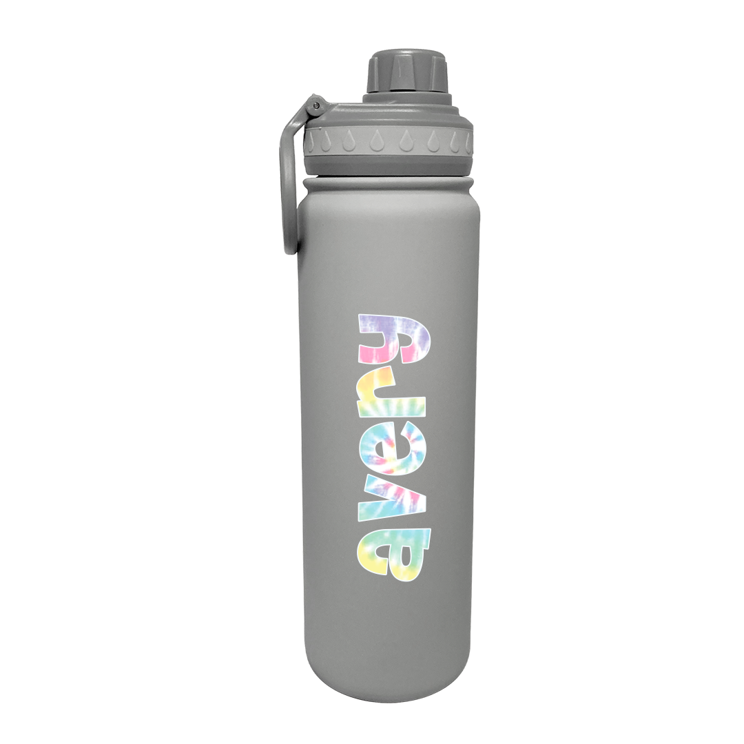 Tie Dye Personalized Water Bottle
