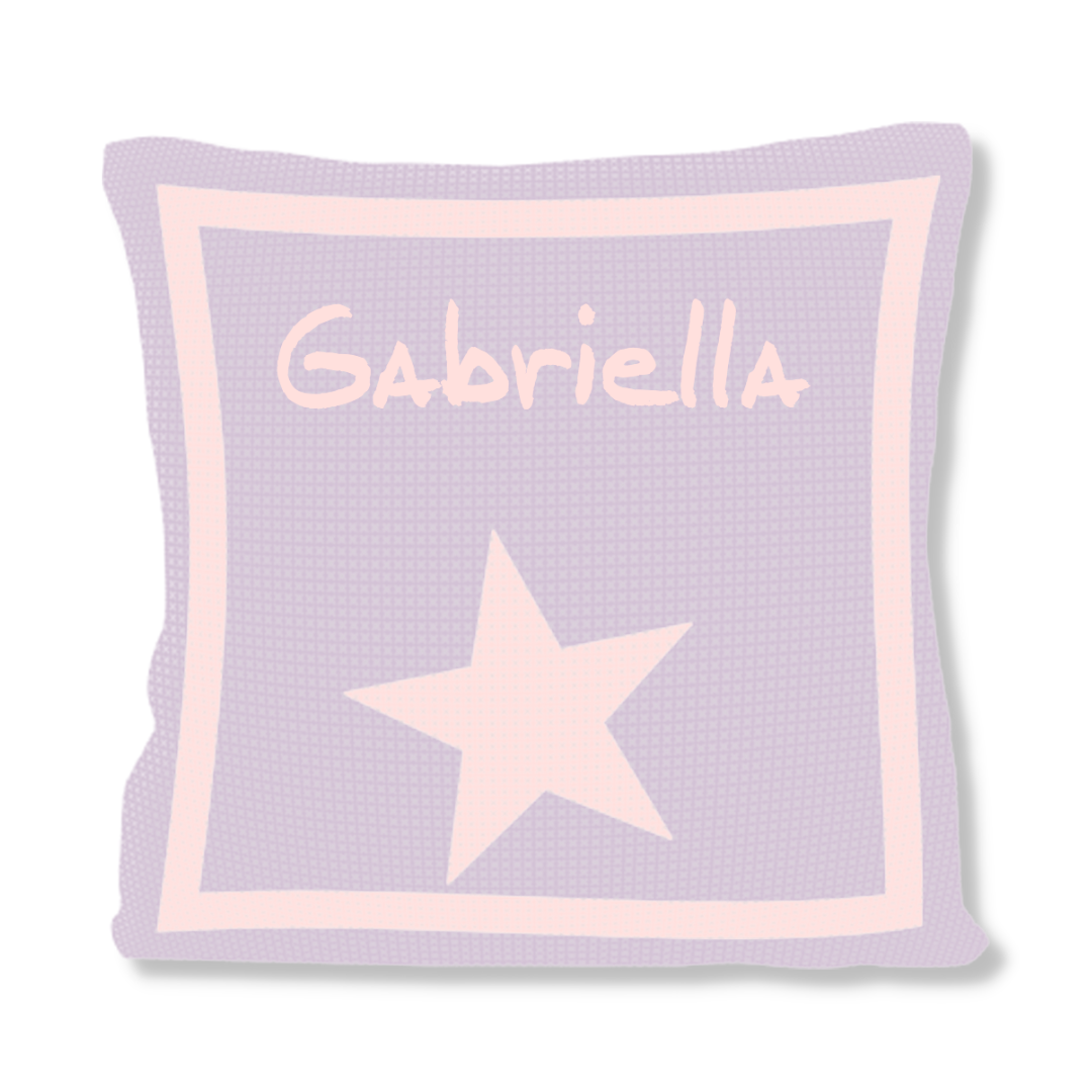 SINGLE STAR &amp; NAME PILLOW