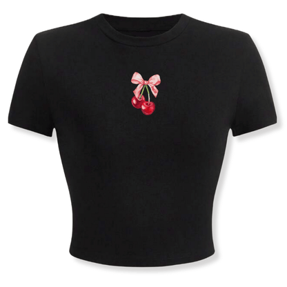 Coquette - Girl's Shirt - Cherries
