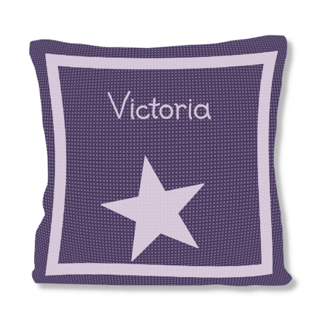 SINGLE STAR &amp; NAME PILLOW