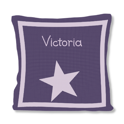 SINGLE STAR &amp; NAME PILLOW