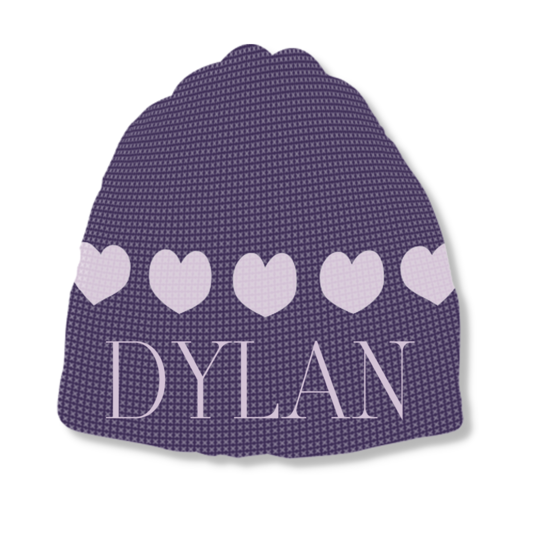 STRING OF HEARTS HAT - REGULAR OR EARFLAP