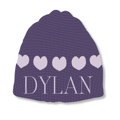 STRING OF HEARTS HAT - REGULAR OR EARFLAP