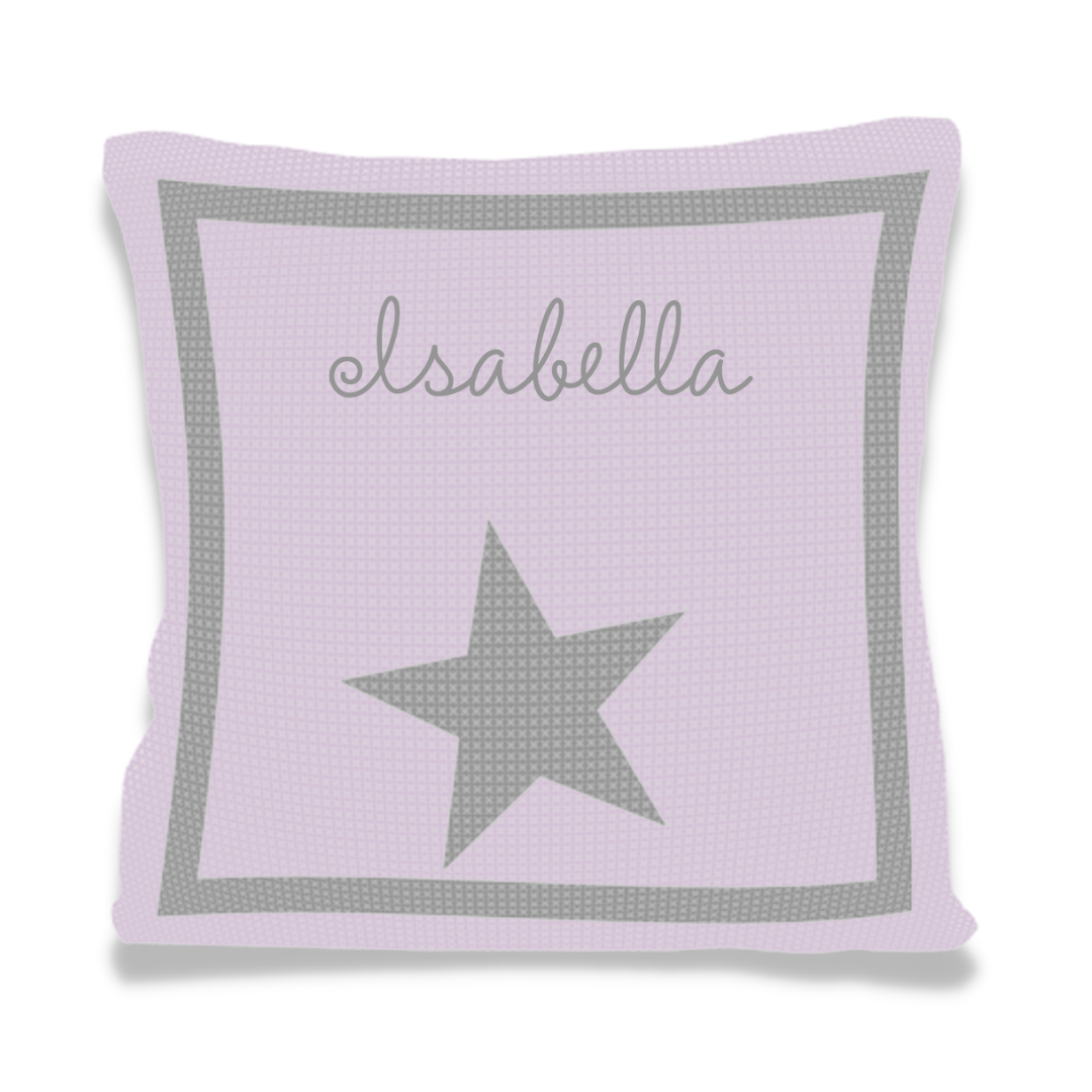SINGLE STAR &amp; NAME PILLOW