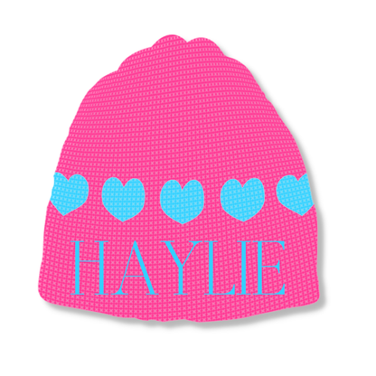 STRING OF HEARTS HAT - REGULAR OR EARFLAP