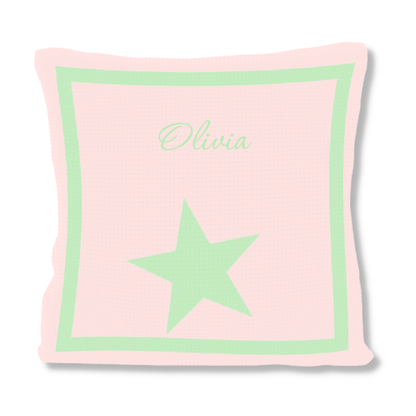 SINGLE STAR &amp; NAME PILLOW