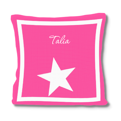 SINGLE STAR &amp; NAME PILLOW