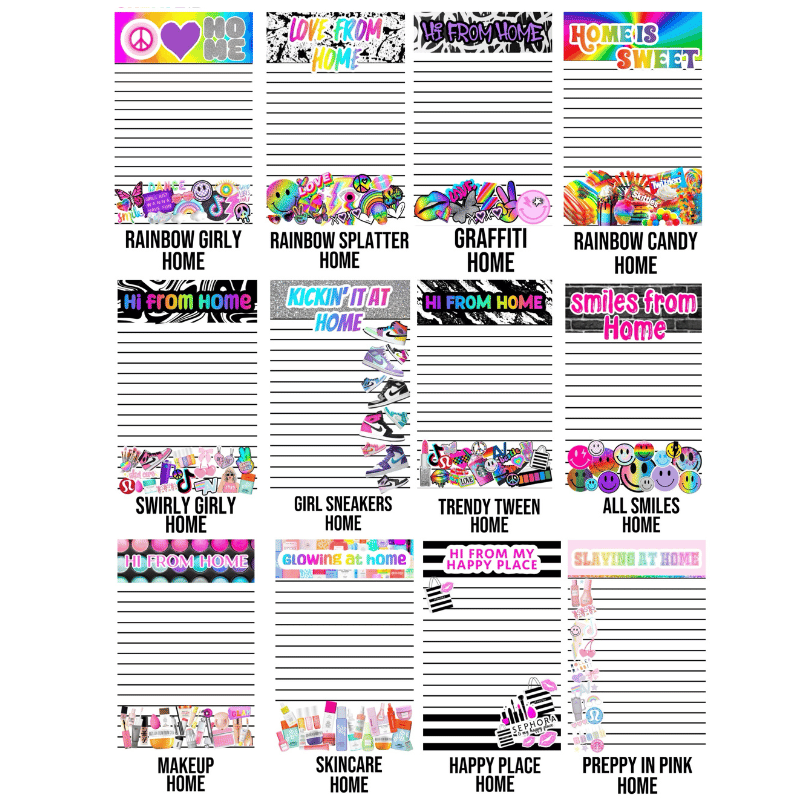 Girls From Home Lined Notepad page 2 - Create'd