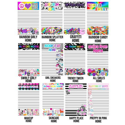 Girls From Home Lined Notepad page 2 - Create'd