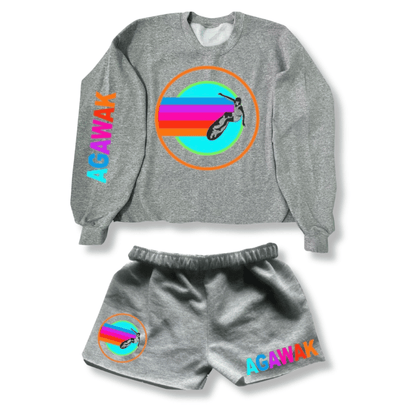 Neon Surfing Camp Crewneck &amp; Cut shorts