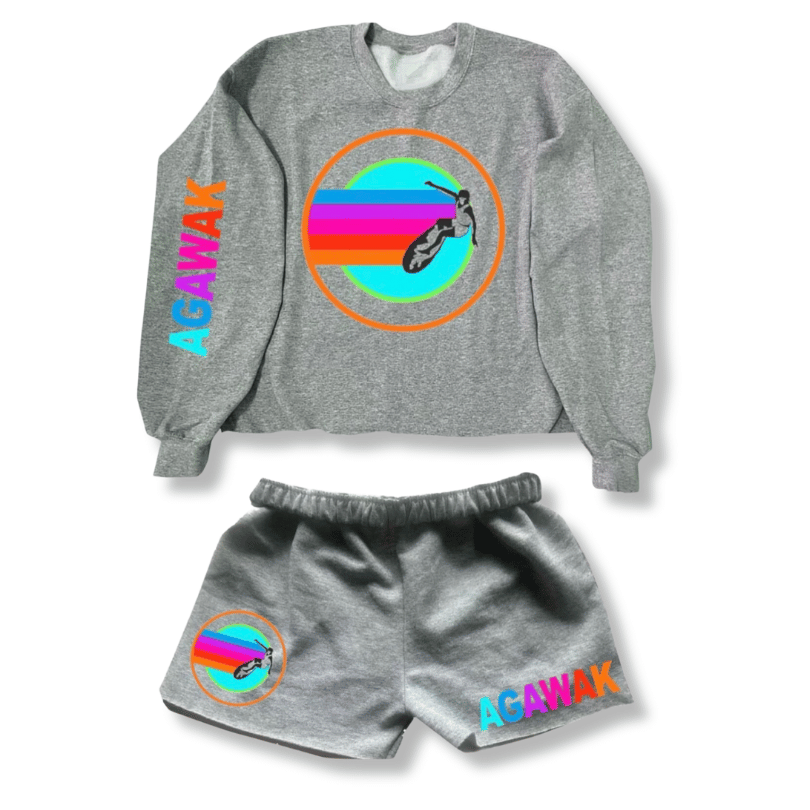 Neon Surfing Camp Crewneck &amp; Cut shorts