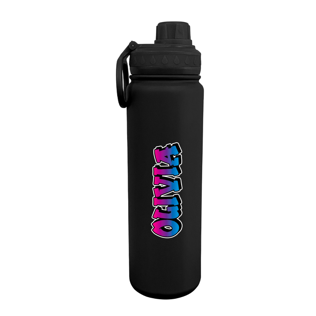 Graffiti Personalized Water Bottle