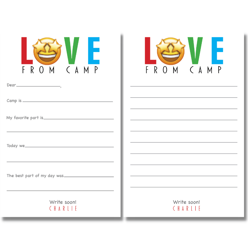 Love Emoji Notepad- Lined or Fill in the Blank