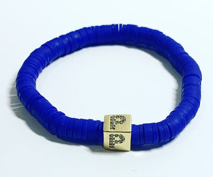 6mm Rubber Disc with Rhinestone Letter Square-4