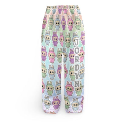 Labubu Fuzzy Pajama Pants (Pastels)