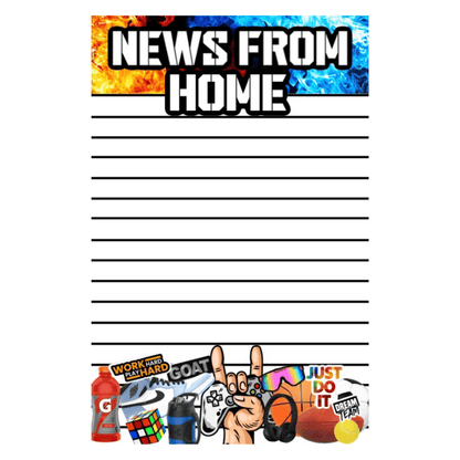 Boys From Home Lined Notepad (All Boy Home)- Create'd