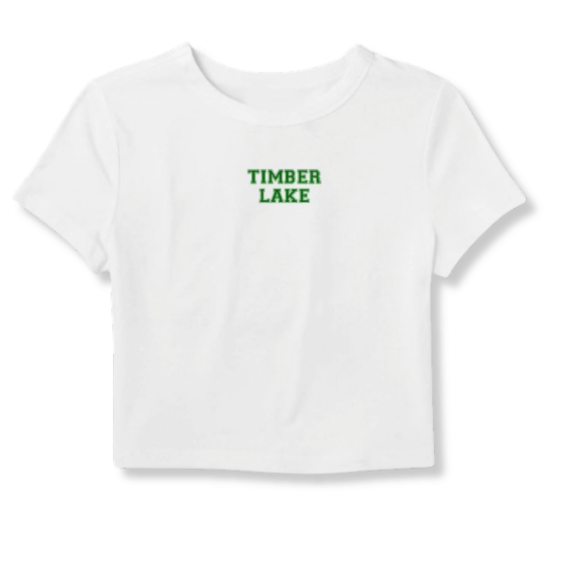 Camp Logo - Fitted Cropped Tee