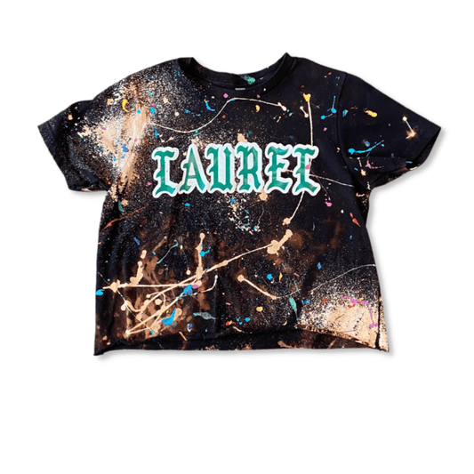 R2S Laurel S/S Black Shirt - Youth Large