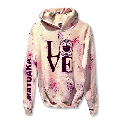 Splatter Love Camp Logo Hoodie