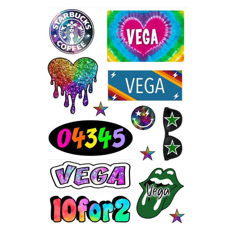 Cling It Sheet - CI 301 - Green Camp Multi (9x12)